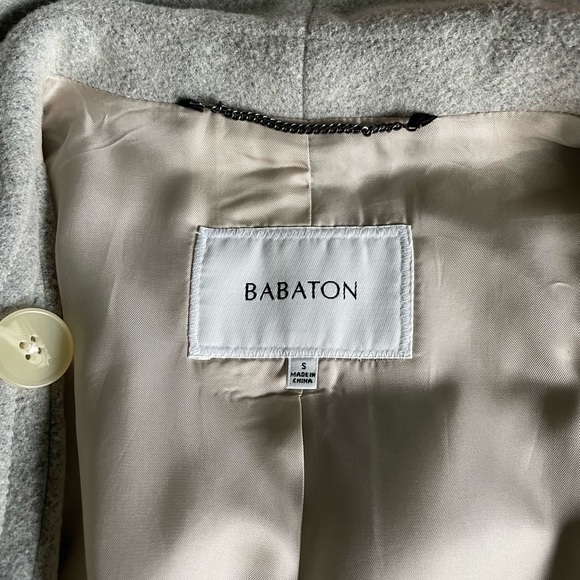 Wool/ cashmere blend pea coat - Picture 7 of 7